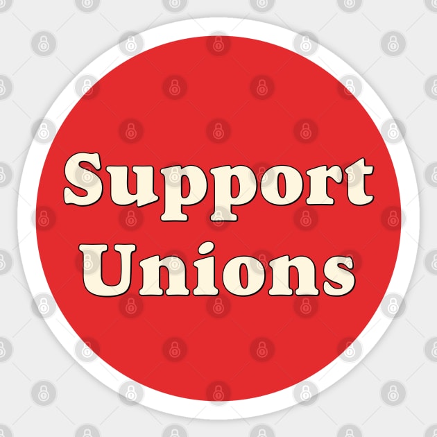 Support Unions Sticker by Football from the Left